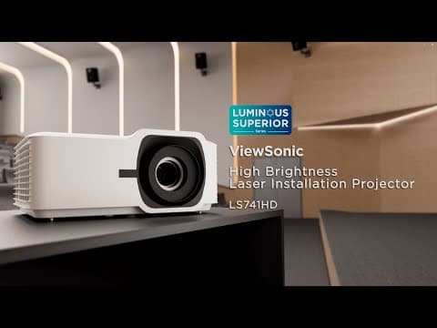 ViewSonic LS741HD | High Brightness Laser Projector | Luminous Superior Series