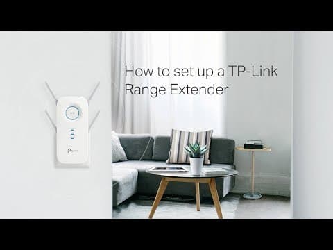 How to set up a TP-Link Range Extender (No BGM)