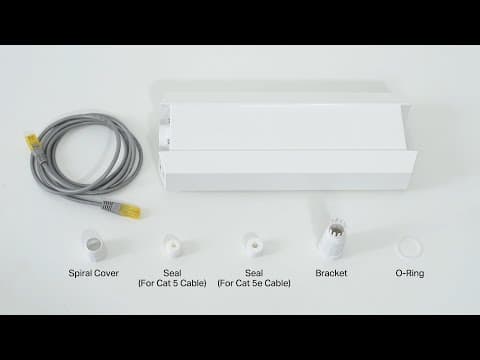 How to Connect Ethernet Cable to the EAP with Waterproof Kit
