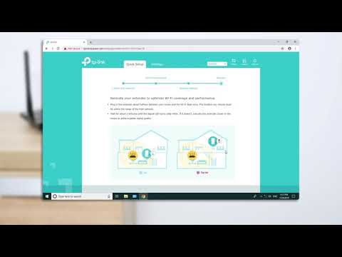 How to Set Up TP-Link Range Extender RE230 via Web Browser