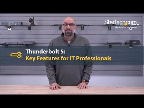 Thunderbolt 5 - Key Features for IT Professionals