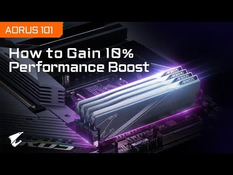 How to Boost EXPO DDR5 Performance on AM5 Platform | AORUS 101