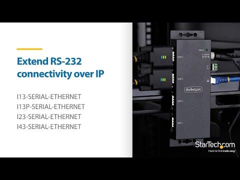 Extend RS-232 connectivity over IP