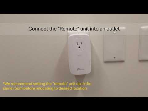 How to setup and use a TP Link powerline adapter kit