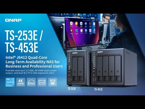 TS-253E/TS-453E:Intel J6412 quad-core long-term availability NAS for business and professional users