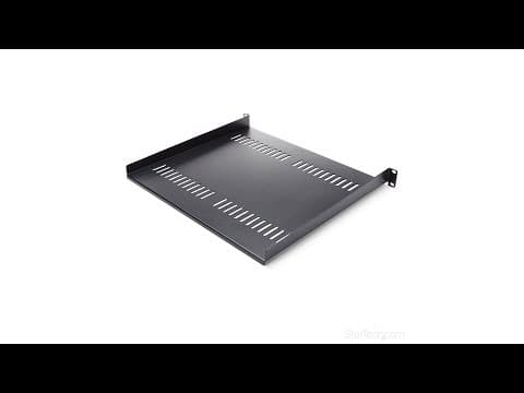 Vented 1U Rack Shelf - CABSHELF116V | StarTech.com