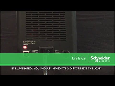 Understanding the Building Wiring Fault LED on APC UPS & Surge Products