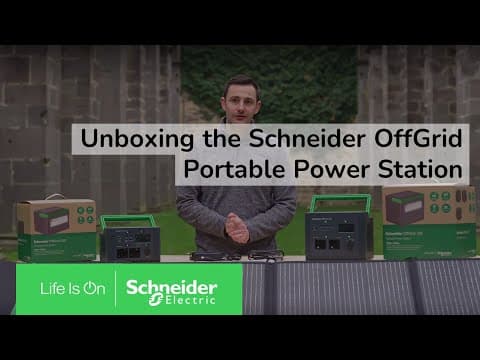 Unboxing the Schneider Electric OffGrid Portable Power Station