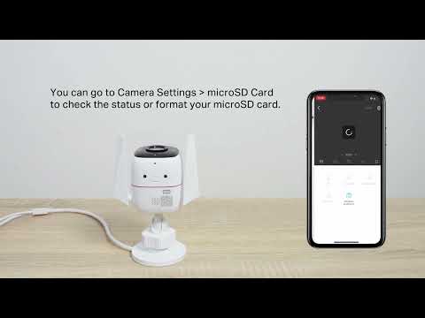 How to Install microSD Card and Reset Your Camera Tapo C310