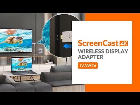 j5create ScreenCast 4K Wireless Display Adapter
