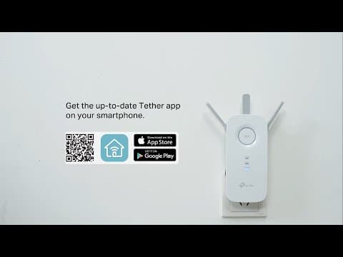 How to Set up TP-Link Range Extender RE550 via Tether App