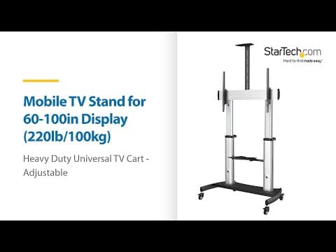 STNDMTV100 - Universal Mobile TV Cart | StarTech.com