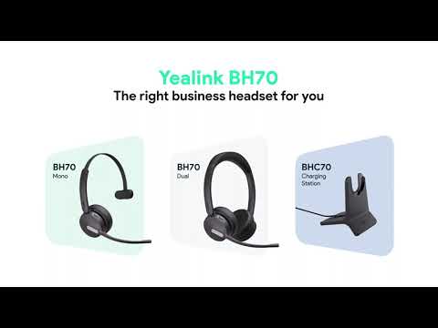 Yealink BH70 Unboxing Video