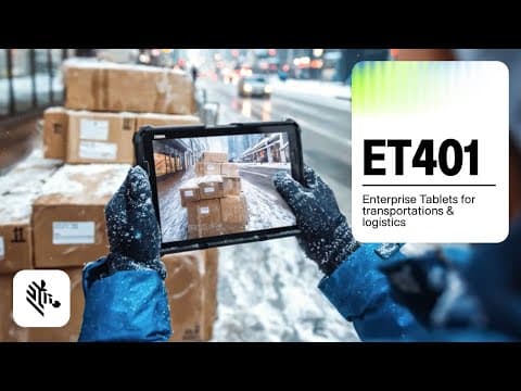 ET401 Enterprise Tablets for Transportation & Logistics | Zebra