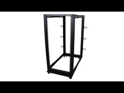 25U Adjustable Depth Open Frame 4 Post Server Rack - 4POSTRACK25U | StarTech.com