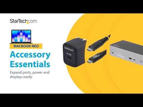 MacBook Neo Accessory Essentials from StarTech.com