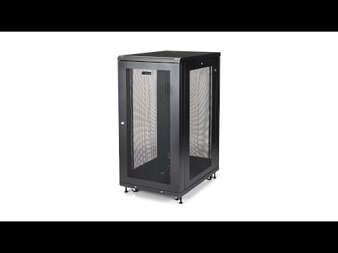 24U Server Rack Cabinet - 30 in. Deep Enclosure - RK2433BKM | StarTech.com