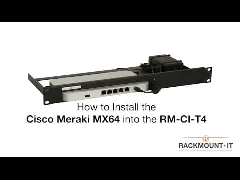 Cisco Meraki MX64 / MX64W / MX67 / MX67W / MX67C - Product Installation for Rackmount.IT - RM-CI-T4