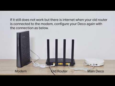 What to do if I fail to configure the main Deco and get stuck on “Testing Internet Connection”