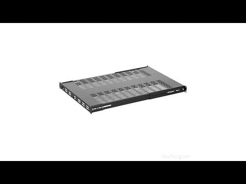 1U Adjustable Mounting Depth Vented Rack Mount Shelf - ADJSHELFHDV | StarTech.com