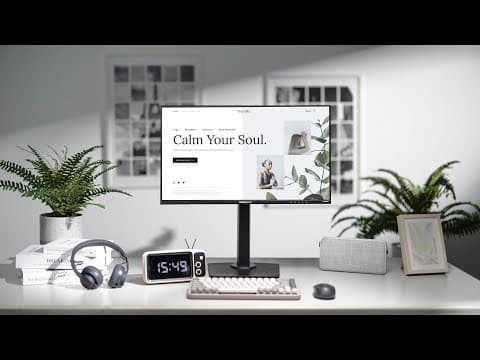HANNspree 23.8" Hybri Monitor - Redefining the Comfort of Paper-like Display Experience