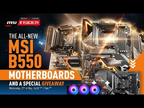 A first look at MSI B550 motherboards | MSI