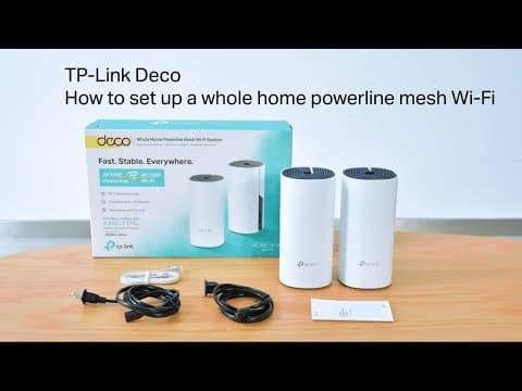 How to set up TP Link Powline Mesh Wi Fi