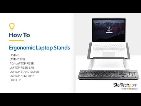 Ergonomic Laptop Stands and Risers | StarTech.com