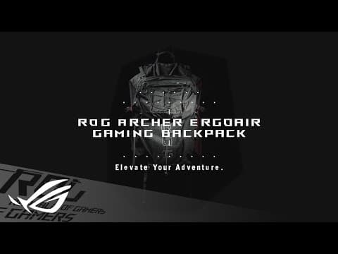 ROG Archer ErgoAir Gaming Backpack - Elevate Your Adventure. | ROG