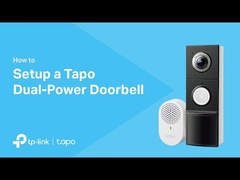 How to Setup a Tapo Dual Power Doorbell Final Tapo D235 & TD25