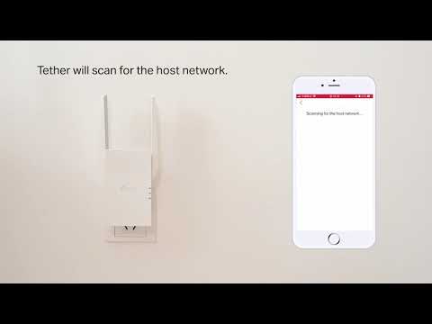Set Up TP-Link Range Extender via Tether App (RE505X, etc.)