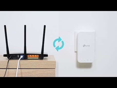 TP-Link AC1200 Wi-Fi Range Extender RE300 Quick Setup (WPS)