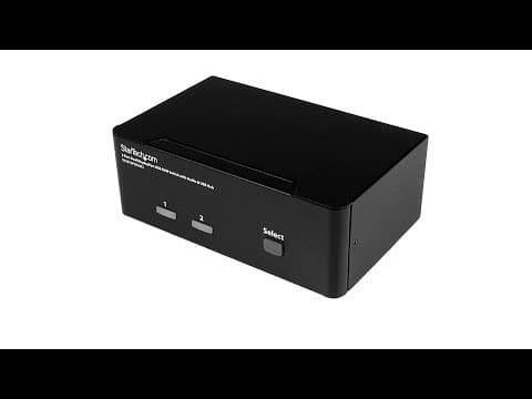 2-Port DisplayPort Dual-Monitor KVM Switch - 4K 60Hz - SV231DPDDUA2 | StarTech.com