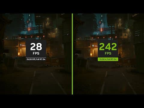 DLSS 4 vs DLSS Off Comparison | Cyberpunk 2077