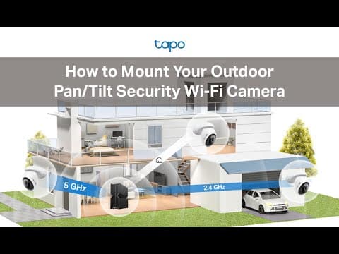 How to Mount Your Outdoor Pan/Tilt Security Wi-Fi Camera (Tapo C560WS/TC46) | TP-Link