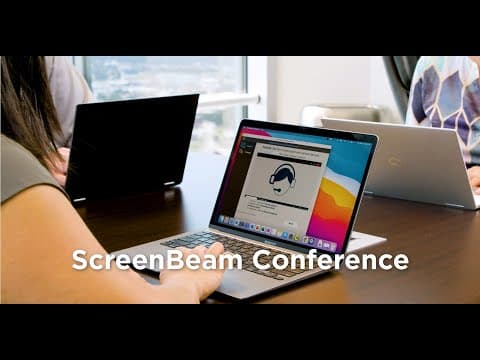 Meet the most flexible collaboration and content sharing platform - ScreenBeam Conference.