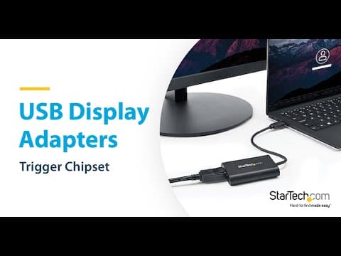 USB-A Display Adapters - Trigger Chipset | The StarTech.com Advantage