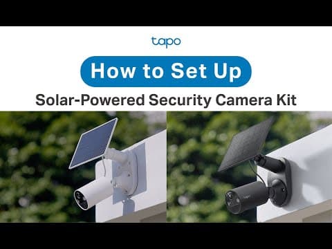 How to Set Up Your Solar-Powered Security Camera Kit