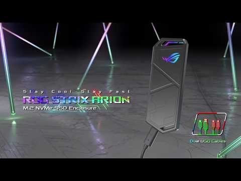 ROG Strix Arion SSD Enclosure - Stay Cool, Stay Fast