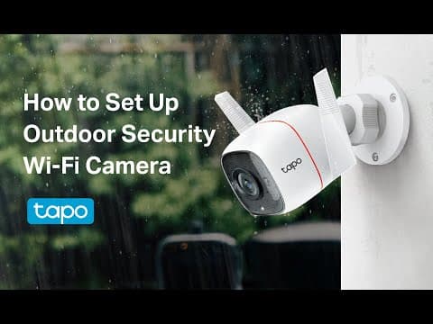 Tapo Outdoor Security Camera Unboxing and Setup Video: Tapo C310
