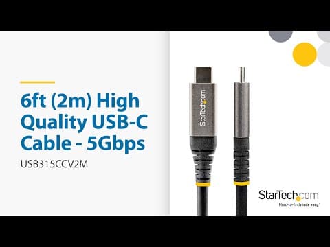 USB C Cable 5Gbps with 100W Power Delivery / USB315CCV2M | StarTech.com