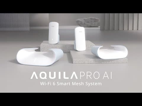Revolutionize Your Home Connectivity | AQUILA PRO AI Wi-Fi 6 Smart Mesh System