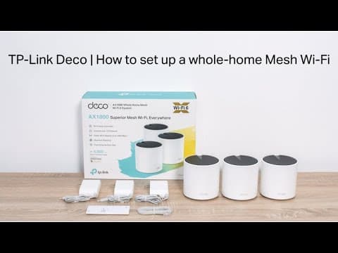 How to Set up TP-Link Whole Home Mesh WiFi 6 System