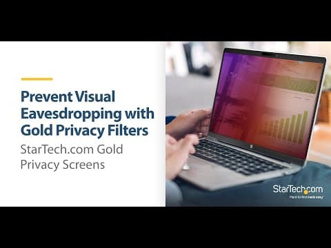 Gold Privacy Screens | StarTech.com