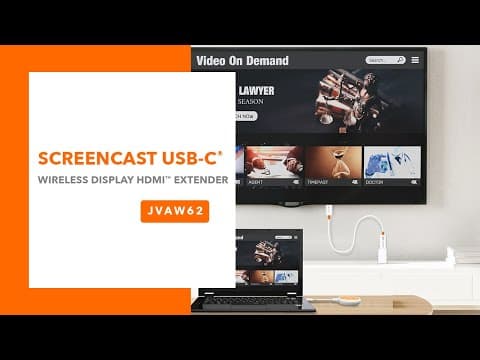 j5create ScreenCast USB-C® Wireless Display HDMI™ Extender