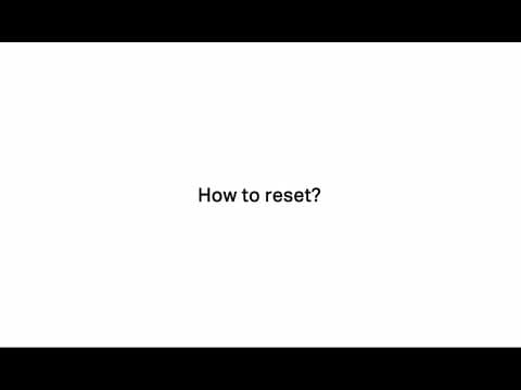 How to Reset