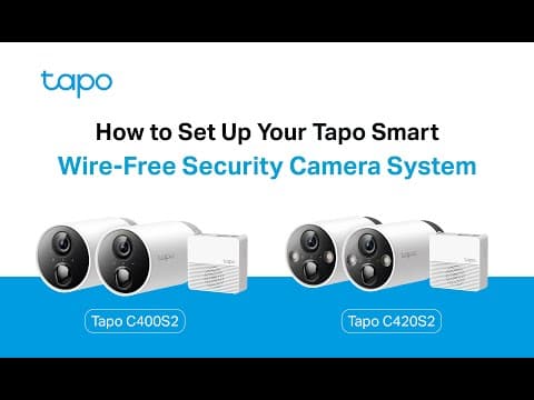 How to Set Up Your Tapo Smart Wire-Free Security Camera System: Tapo H200 + Tapo C400