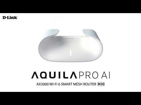 D-Link AQUILA PRO AI SERIES AX3000 Wi-Fi 6 Smart Mesh Router (M30)
