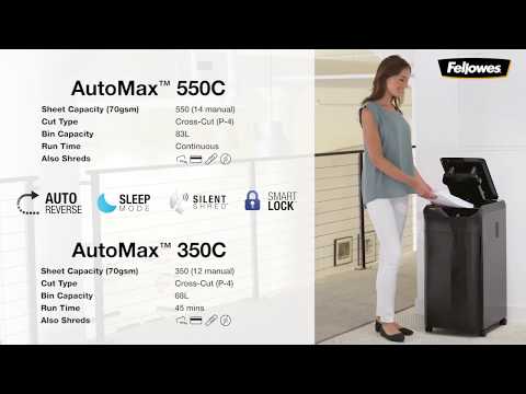 AutoMax 350C & 550C Auto Feed Shredders