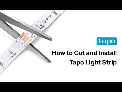 How to Cut and Install Your Tapo Smart Wi-Fi Light Strip